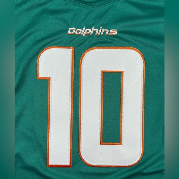 Nike Green Jersey with White and Orange Details - Picture 3 of 10